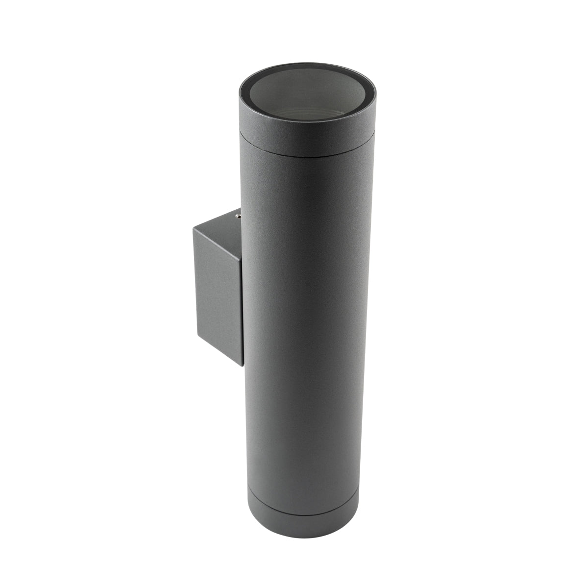 Our Lucas grey anthracite extra long outdoor wall mounted up and down cylinder outdoor light would look perfect in a modern or more traditional home design. Outside wall lights can provide atmospheric light in your garden, at the front door or on the terrace as well as a great security solution. It is designed for durability and longevity with its robust material producing a fully weatherproof and water resistant light fitting.