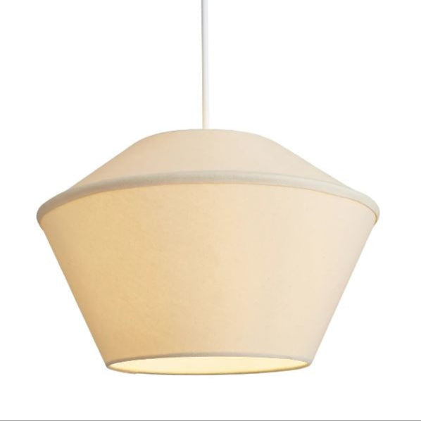 CGC CELEST Beige Spherical Cotton Fabric 30cm Lampshade