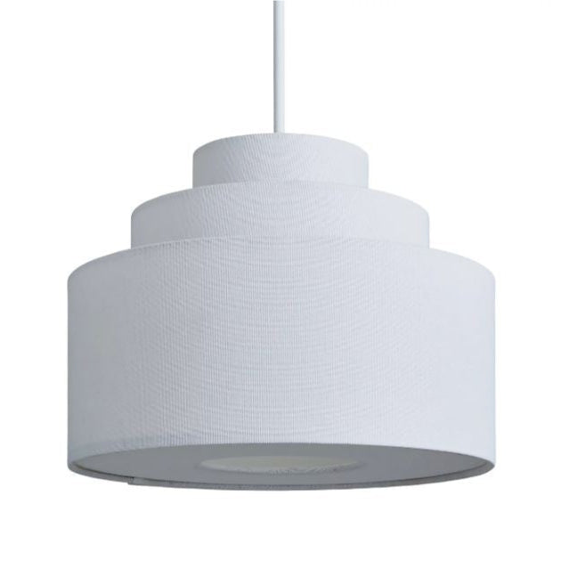 White pendant lamp on a white background
