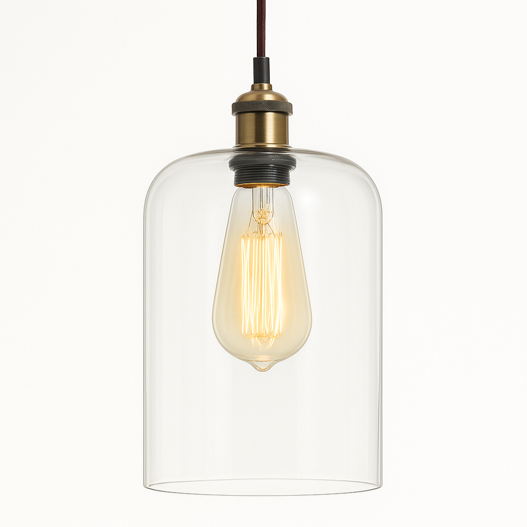 CGC MARINDA Clear Glass Cylinder Lampshade