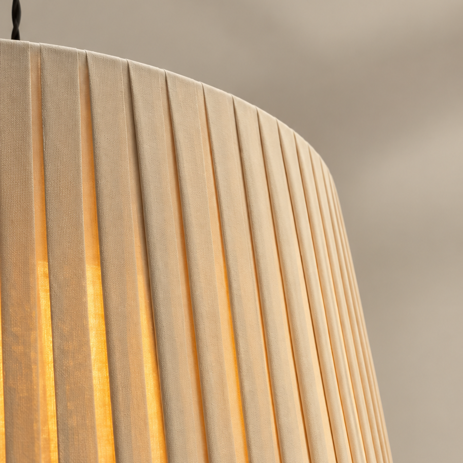 CGC Joss Large 50cm Pleated Stone Lamp Shade