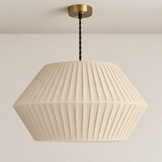 CGC Janica Large 50cm Pleated Stone Lamp Shade