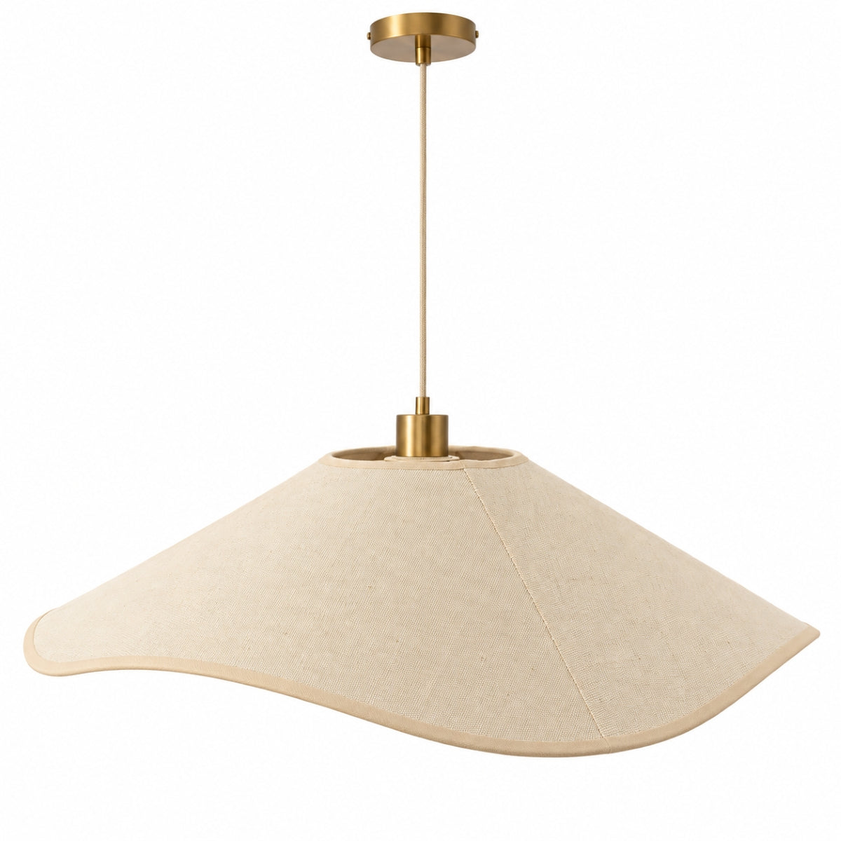 CGC Virelle Large 60cm Oatmeal Linen Easy Fit Lampshade