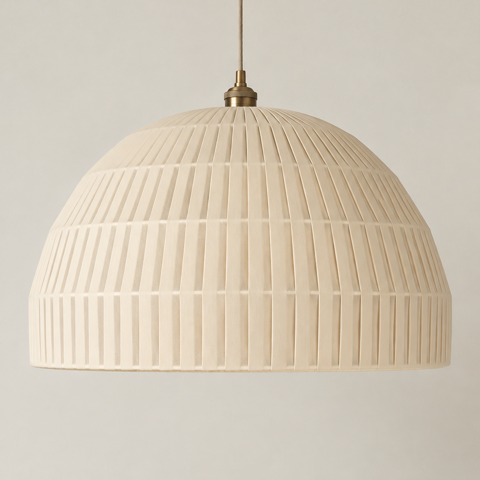 CGC Javan Large 50cm Pleated Dome Lamp Shade