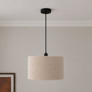 CGC PETRA 30cm Light Brown/Taupe Boucle Ceiling or Table Lamp Shade