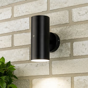 CGC VERITY Black LED Outdoor Wall Spotlight With Photocell Sensor