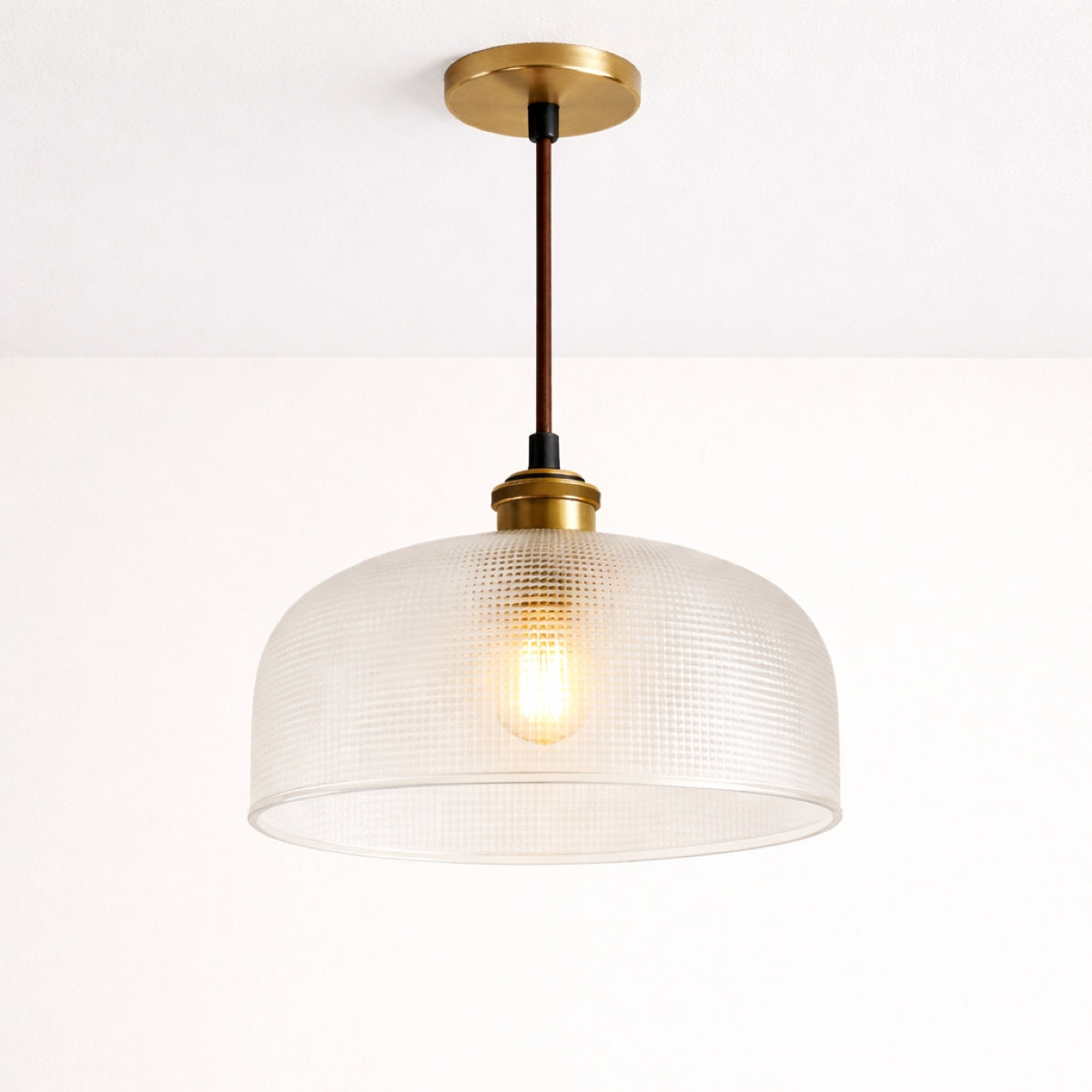 CGC HOLLY Prismatic Glass Dome Diner Lampshade