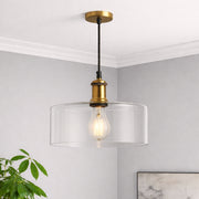 CGC MEGAN Clear Glass Round Lampshade