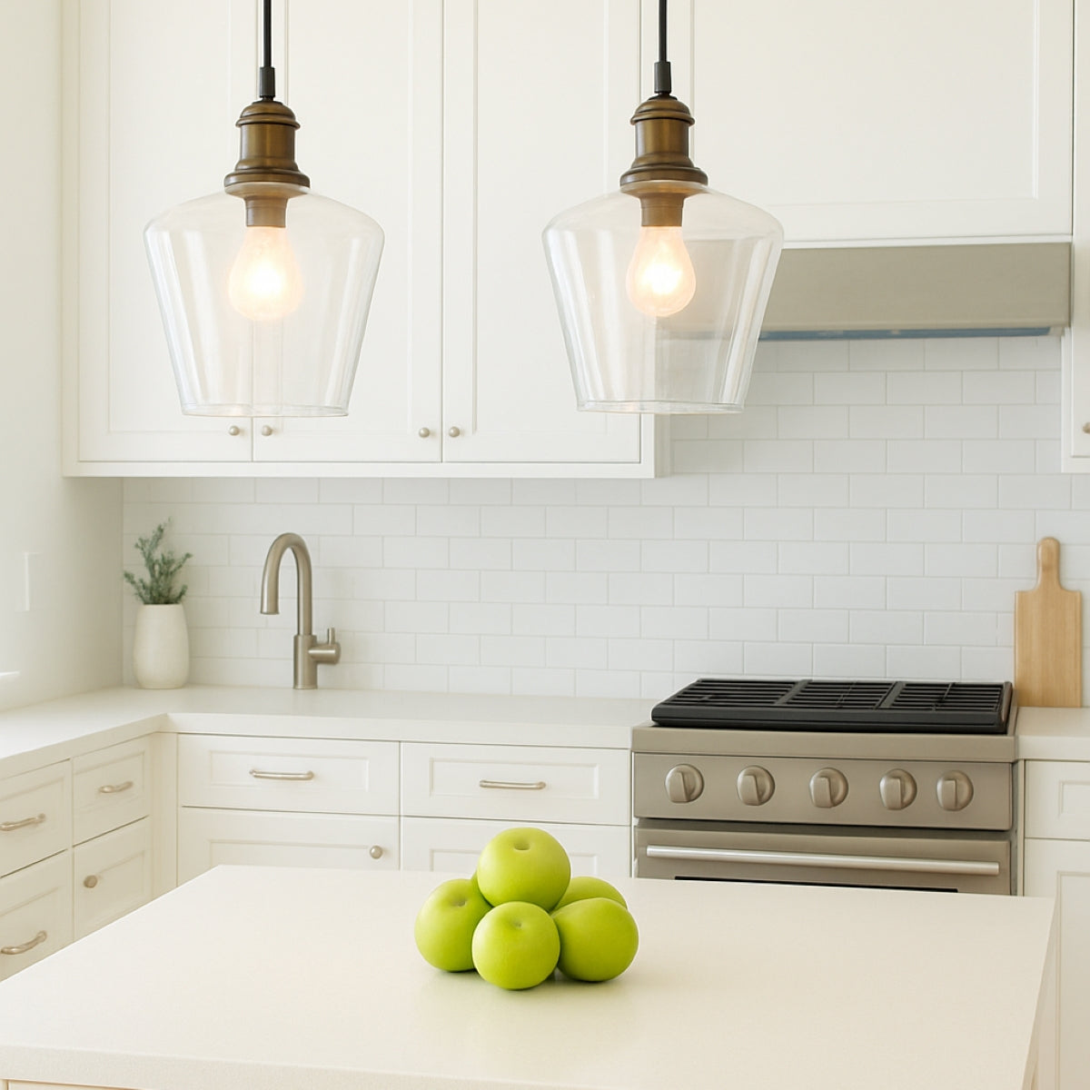 CGC ELLA Clear Glass Cylinder Lampshade