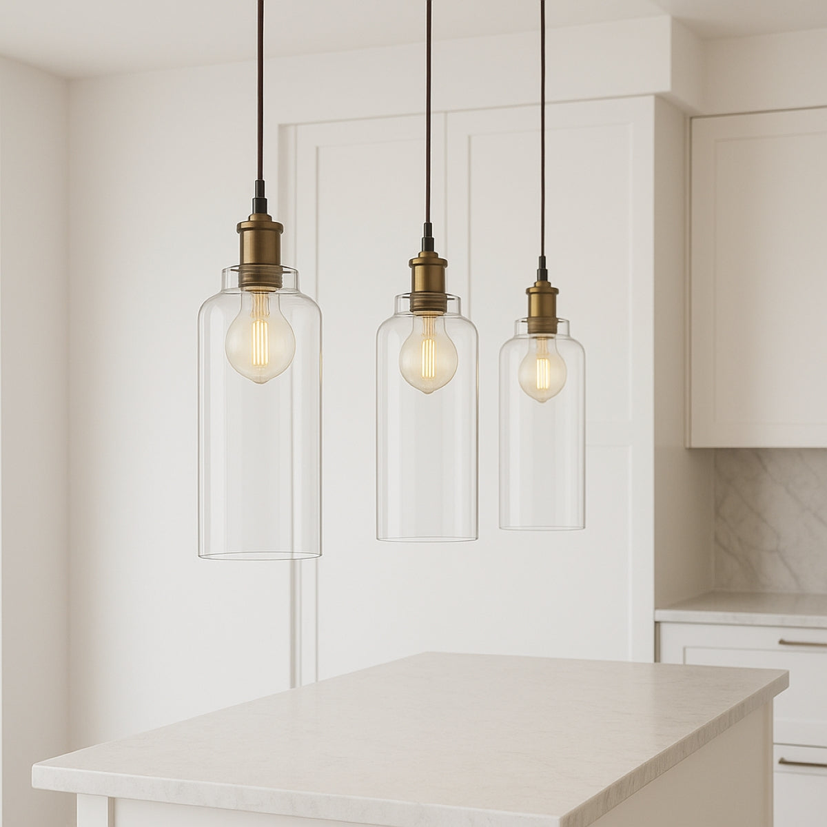 CGC MARGOT Clear Glass Cylinder Lampshade