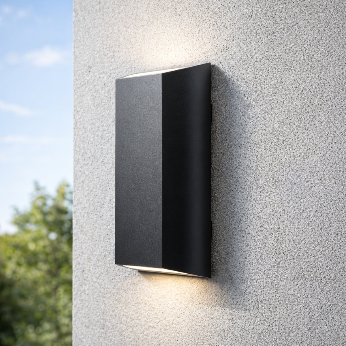 CGC WILMA Dark Grey Rectangular Outdoor LED Wall Light