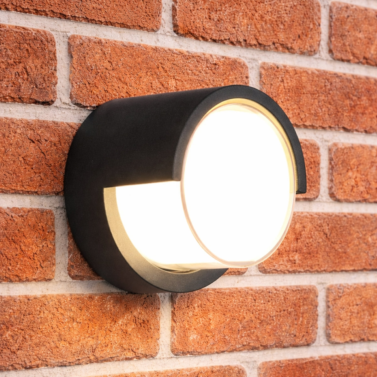 CGC SOPHIA Black & White Round LED Wall Or Ceiling Light