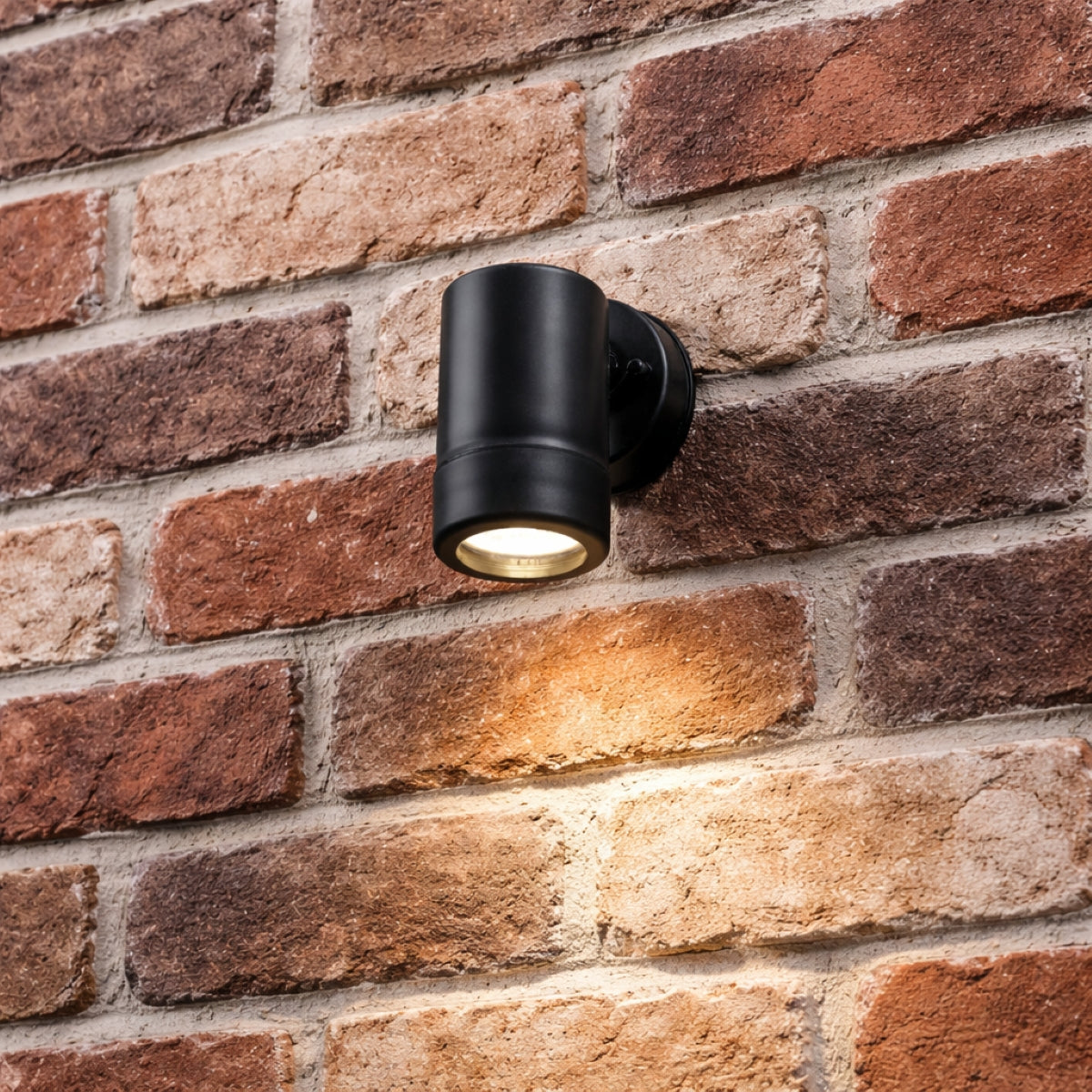 CGC VALENTINE Black Outdoor Single Spot Wall Light