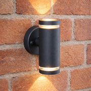 CGC JENNIFER Dark Grey Outdoor Up and Down Cylinder Wall Light