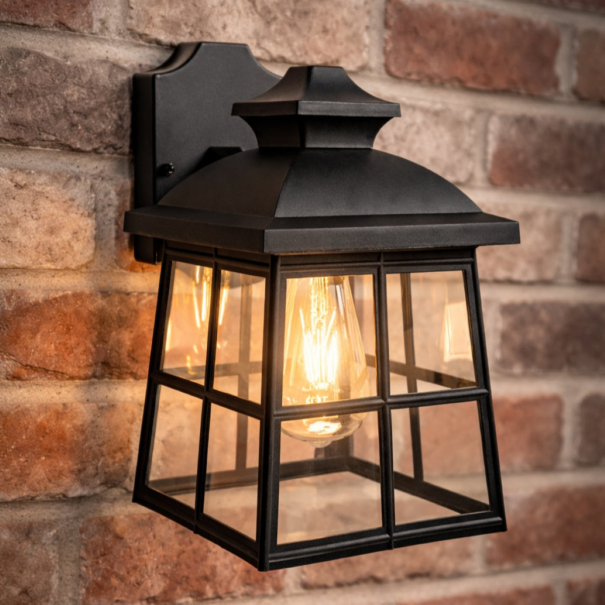 CGC HENRI Black Outdoor Wall Lantern Light