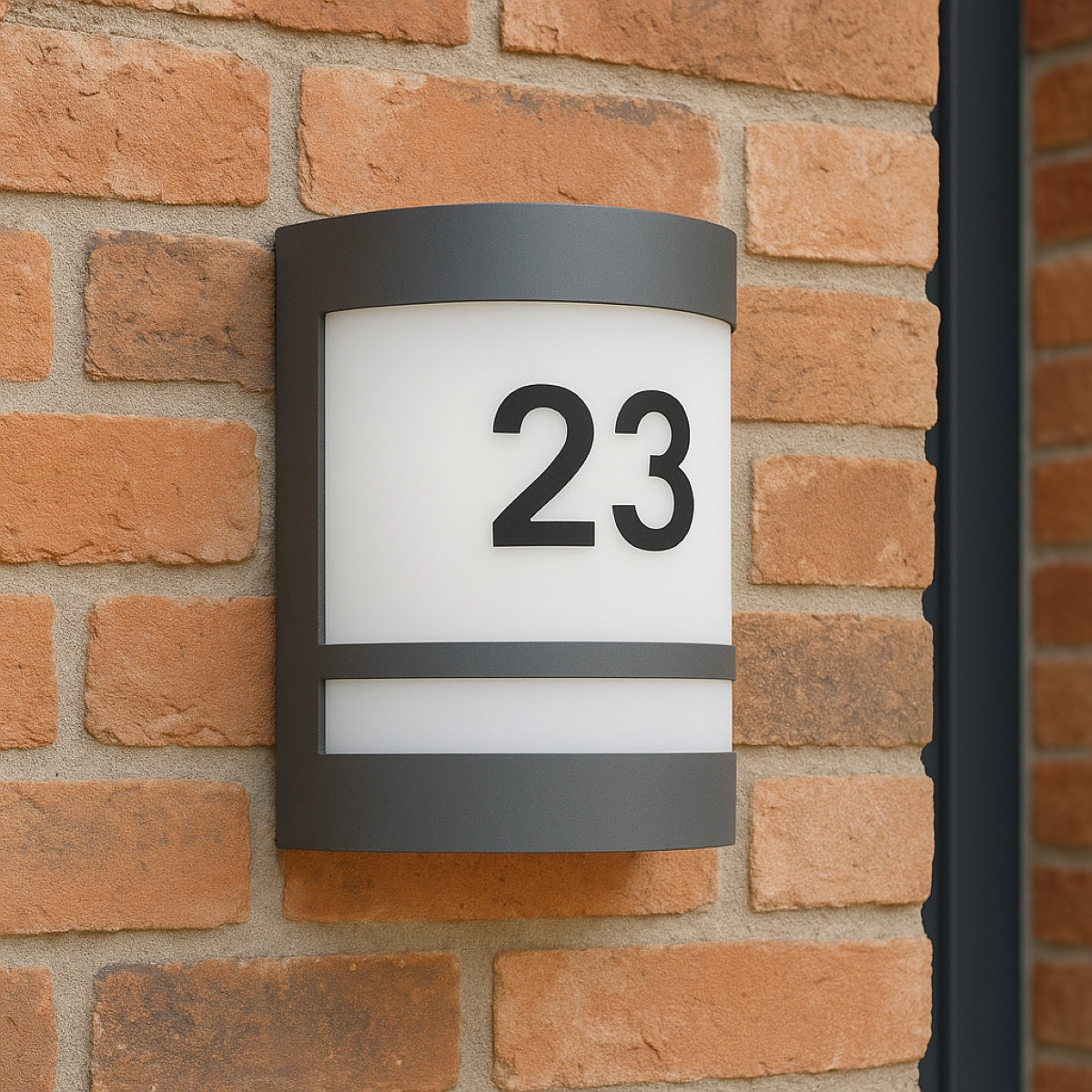 CGC KALA Black Stainless Steel Curved Outdoor Wall Light