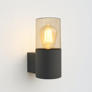 CGC BLUEBELL Dark Grey Cylinder Wall Light with Smoke Diffuser