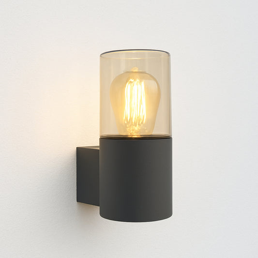 CGC BLUEBELL Dark Grey Cylinder Wall Light with Smoke Diffuser