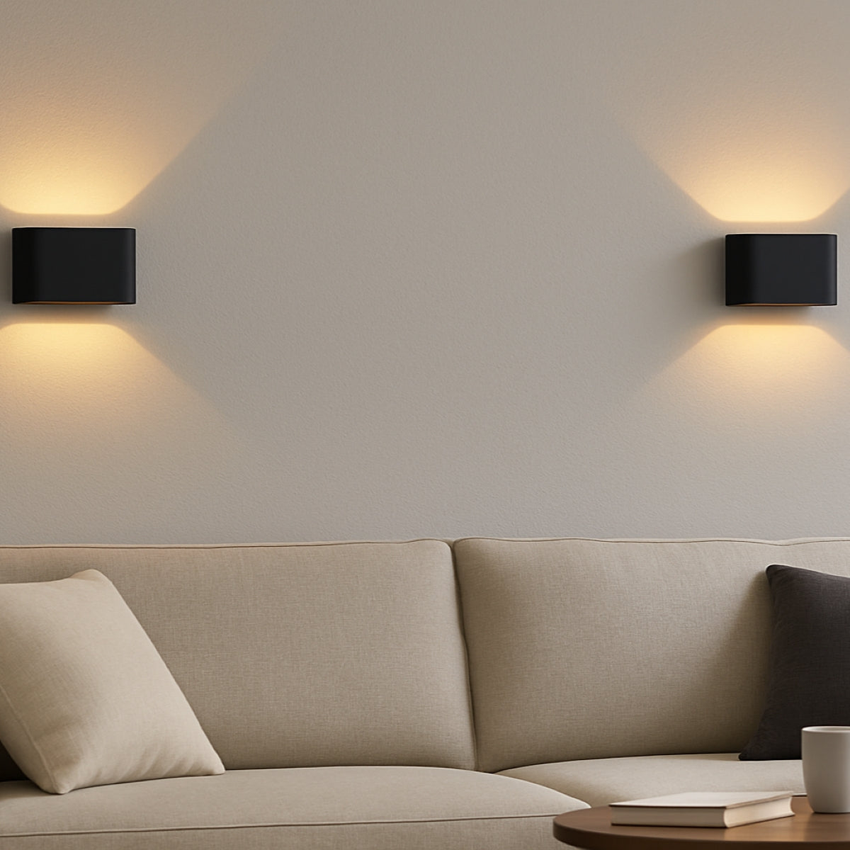 CGC JONO Black Up Down LED Wall Light