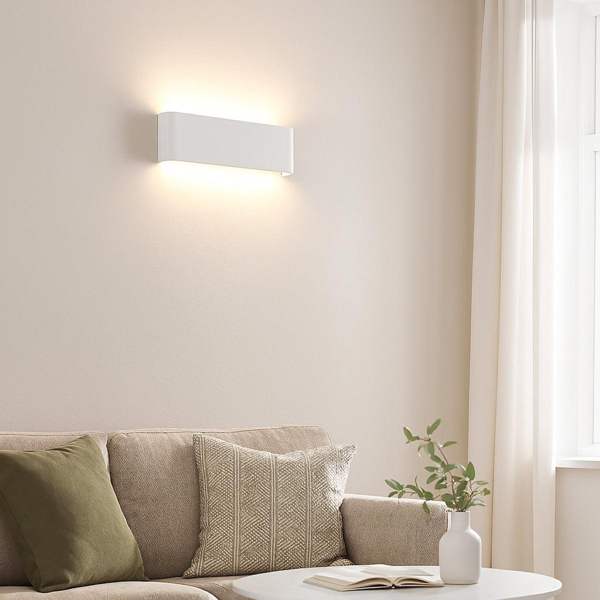 CGC ACE White Up Down LED Wall Light 10W