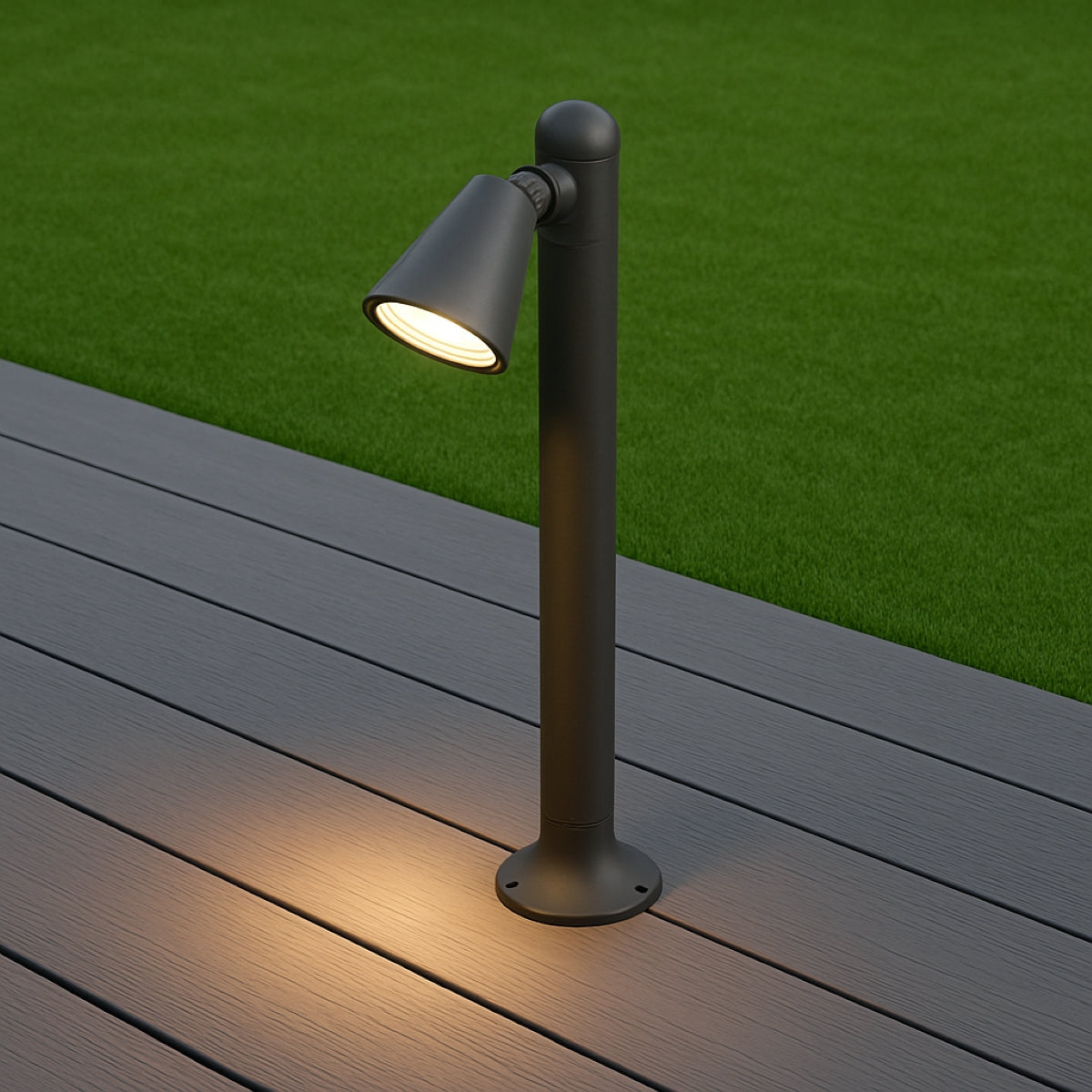 CGC MOLLY Dark Grey Cone Medium Post Light