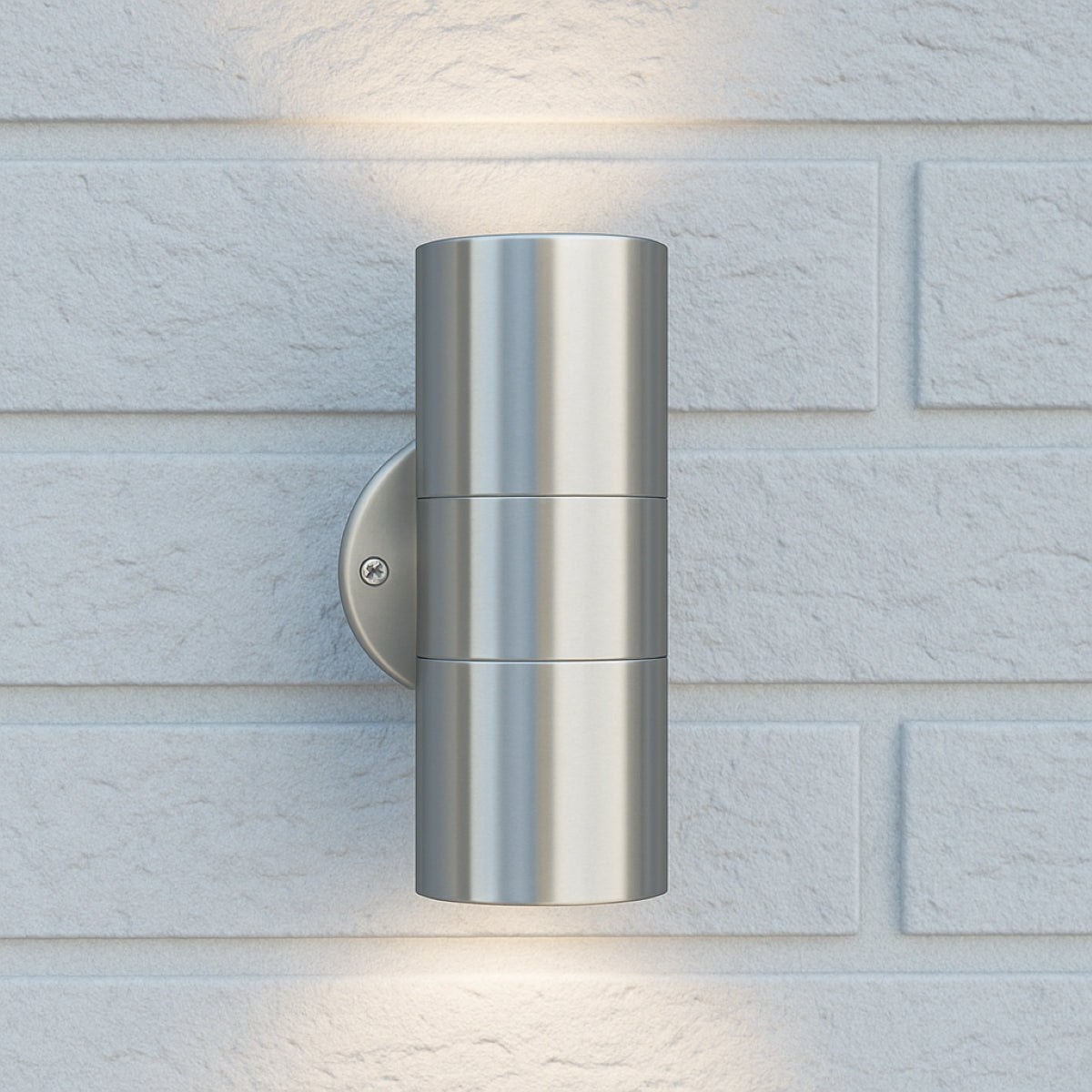 CGC ALESHA Stainless Steel Outdoor Up / Down Wall Light