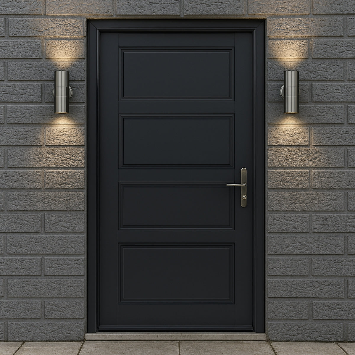 CGC ALESHA Stainless Steel Outdoor Up / Down Wall Light