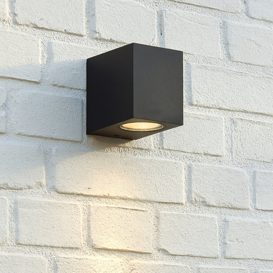 CGC EILEEN Black Modern Outdoor Rectangle Single Spotlight