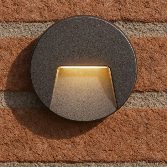 CGC PRIMROSE Black LED Round Outdoor Down Light