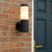 CGC HUMERA Round Cylinder Black Outdoor Wall Light