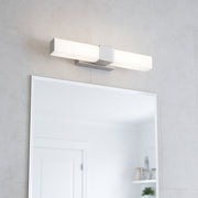 CGC AMBER LED Chrome IP44 Bathroom Over Mirror wall Light 8W