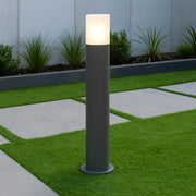 CGC CORTEZ Dark Grey Tall Outdoor Post Light