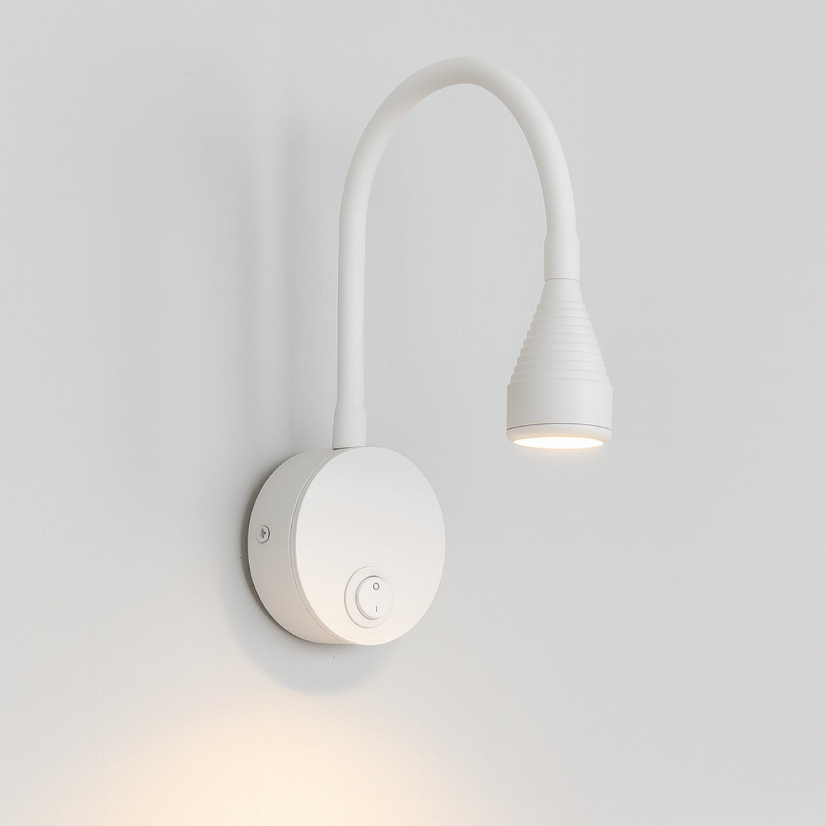 CGC STONEY LED White Flexible Wall Light Bedside Table Reading Light