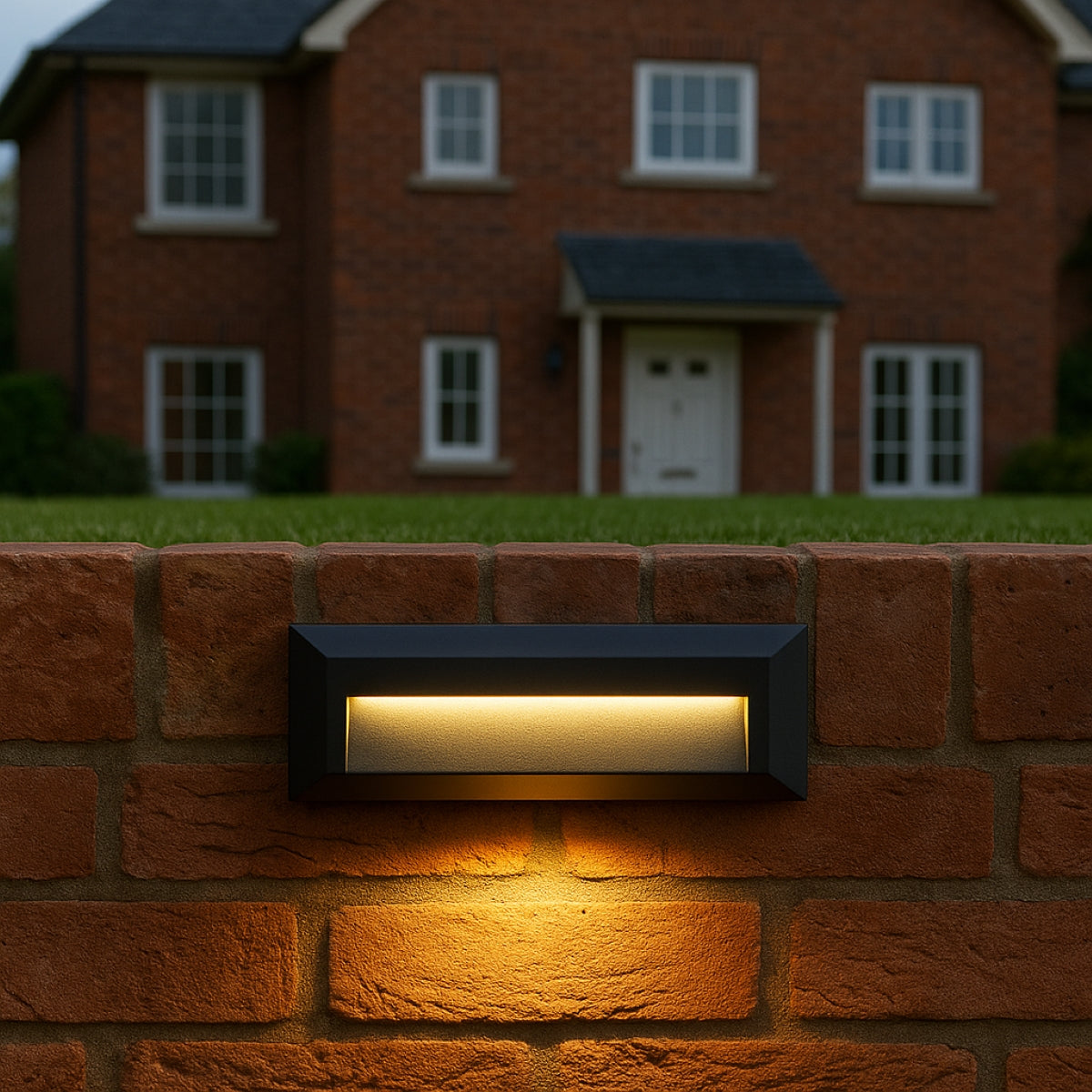 CGC REBECCA LED Dark Grey Slim Rectangle Brick Light