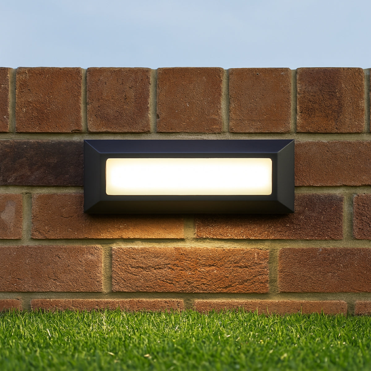 CGC REBECCA Dark Grey Slim LED Outdoor Rectangle Brick Light