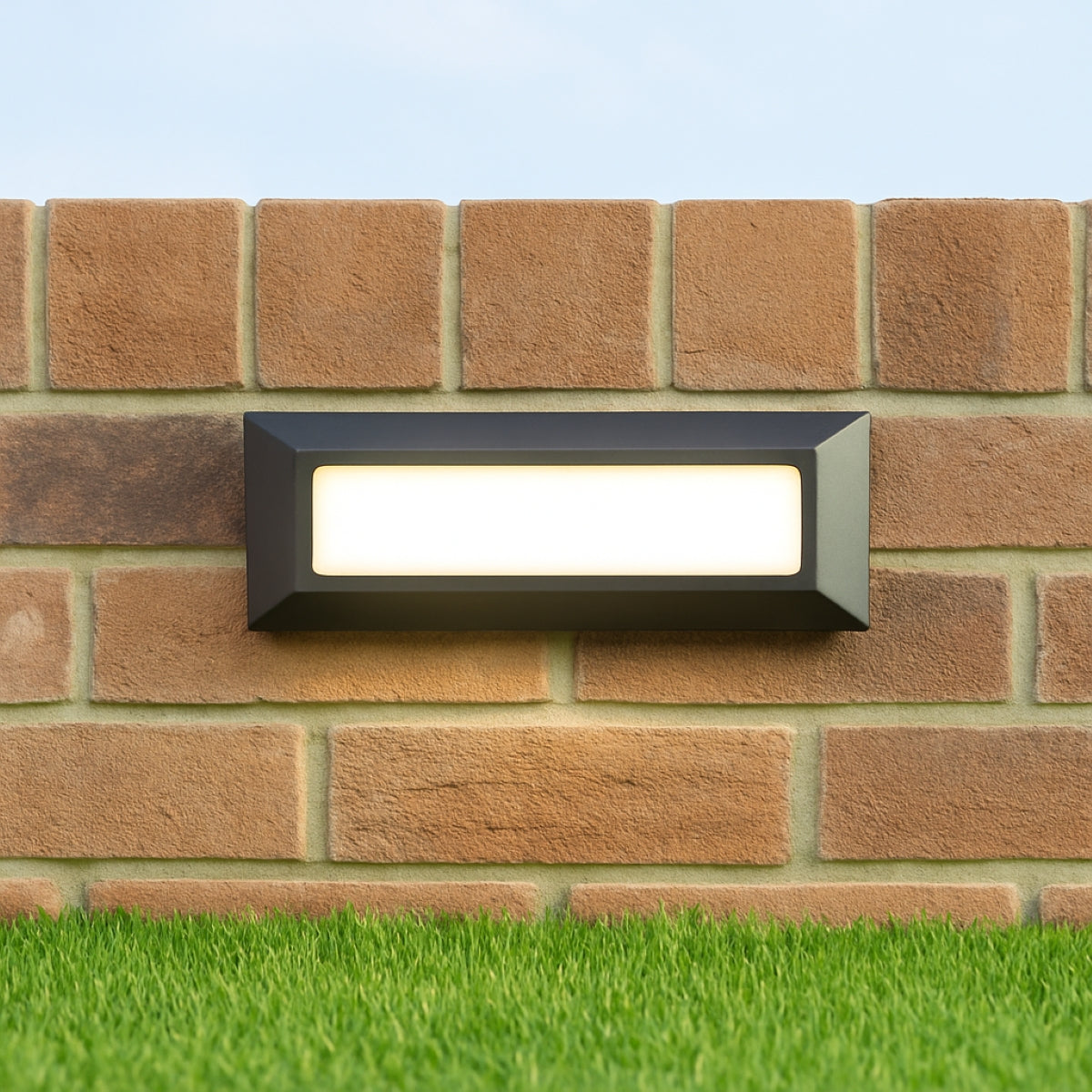 CGC REBECCA Dark Grey Slim LED Outdoor Rectangle Brick Light