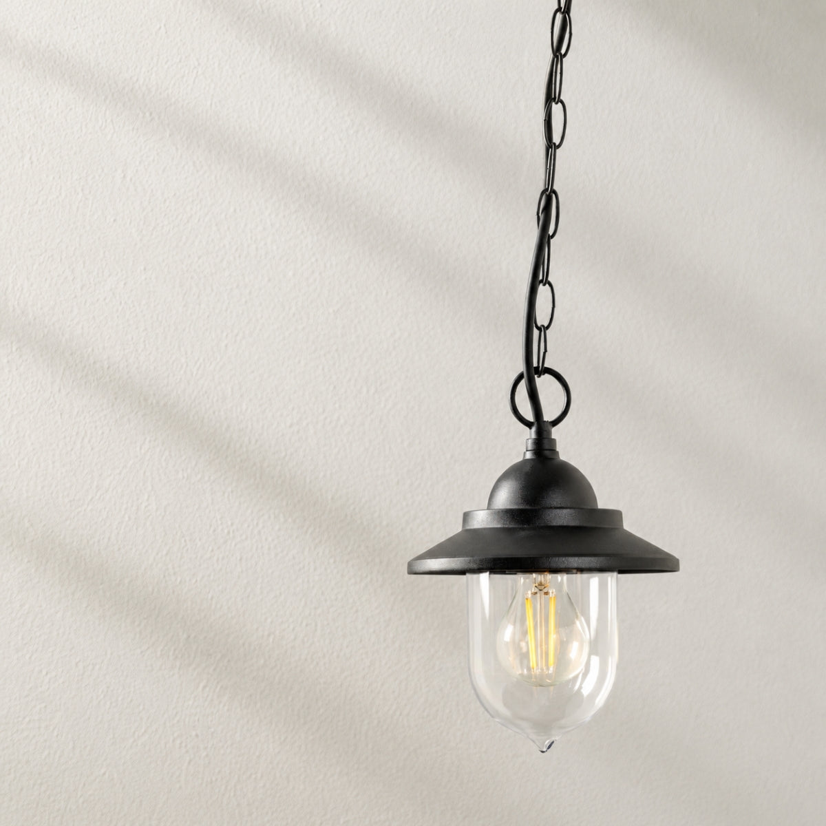 CGC RYDER Black Hanging Lantern Outdoor Light