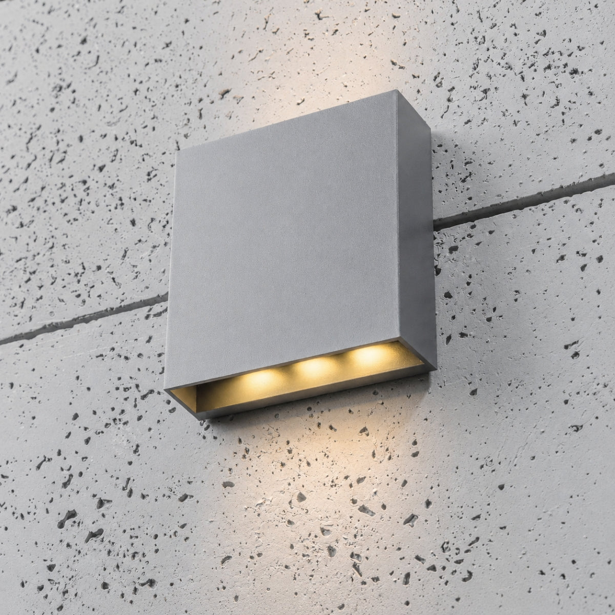 CGC SIAN Dark Grey Rectangle Outdoor LED Wall Light