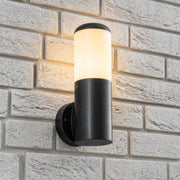 CGC HUMERA Round Cylinder Black Outdoor Wall Light