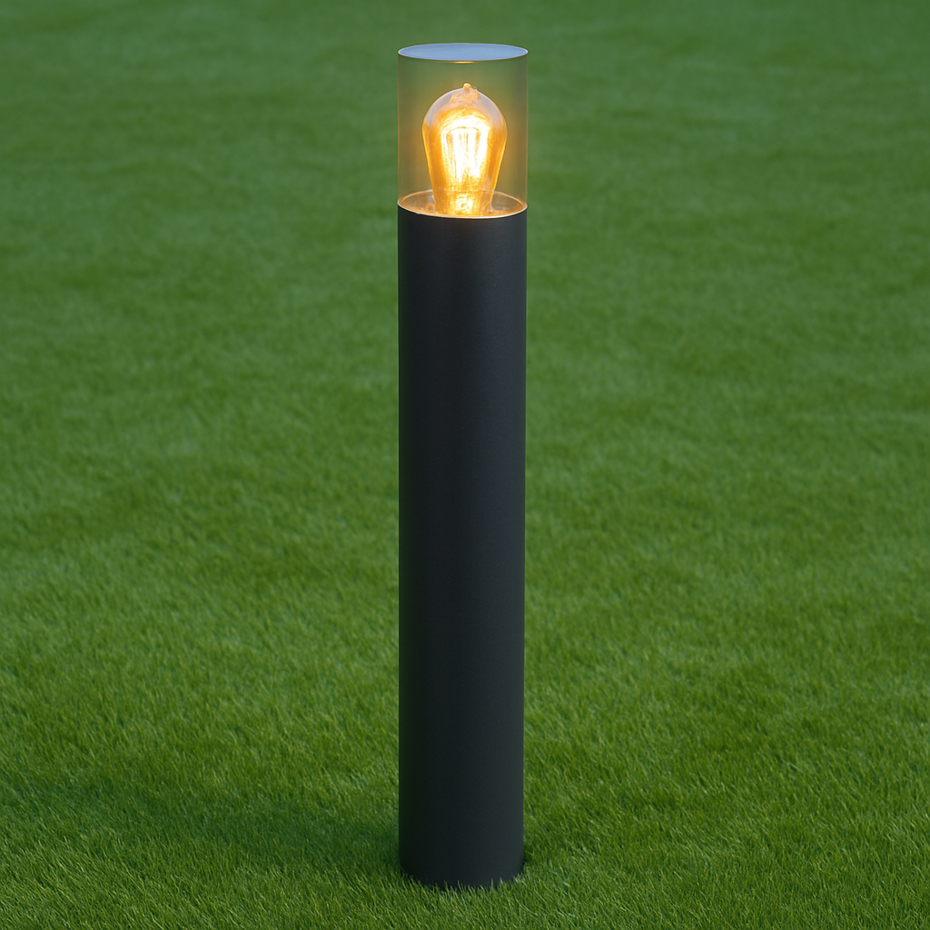 CGC BLUEBELL Dark Grey Tall Post Light 80cm