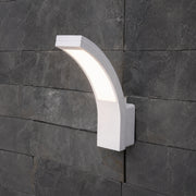 CGC PARIS White LED Curved Outdoor Wall Light