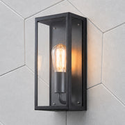 CGC IRENE Black Industrial Box Outdoor Wall Light