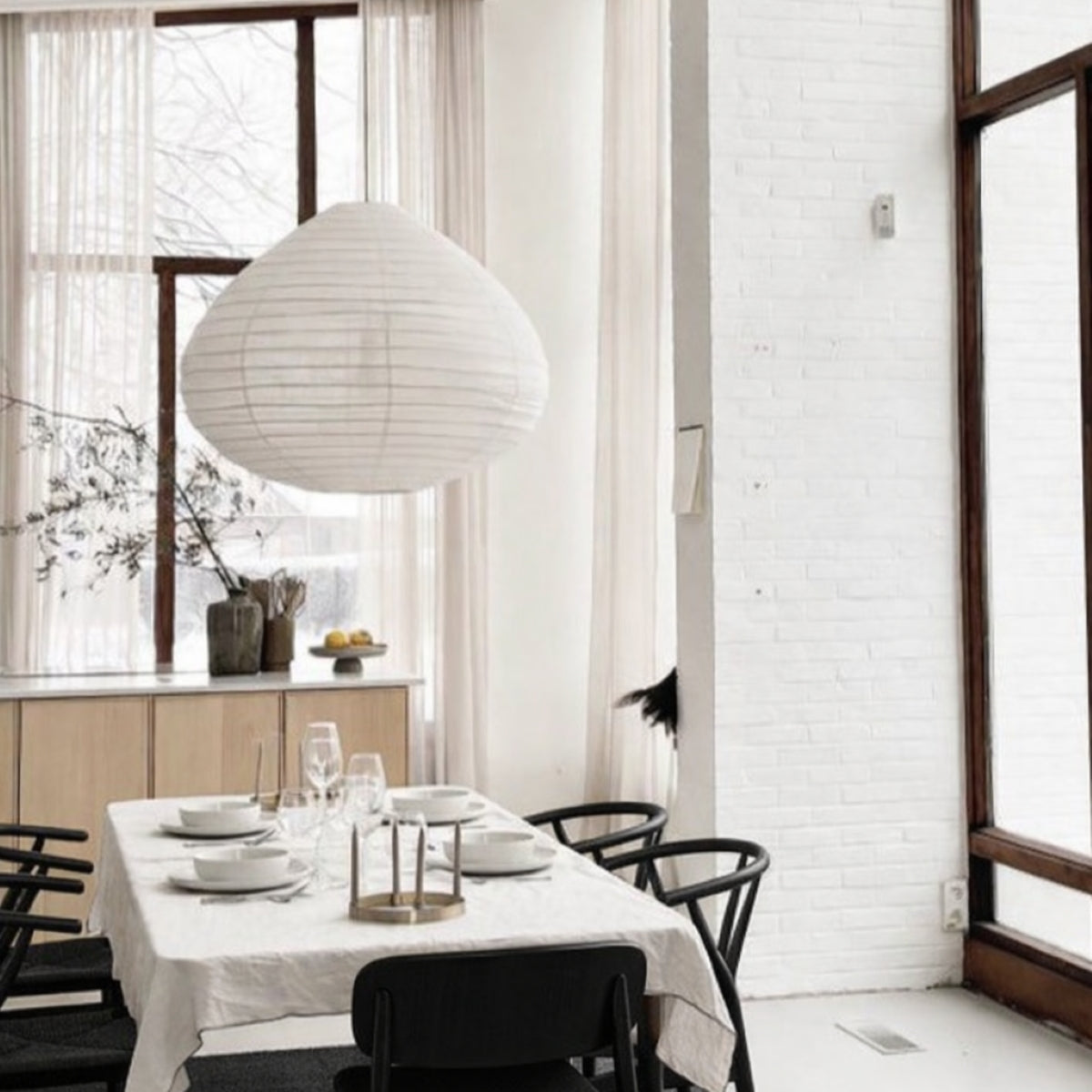 CGC Selma White Linen Large Bell Shape Easy Fit Hand Made Lampshade