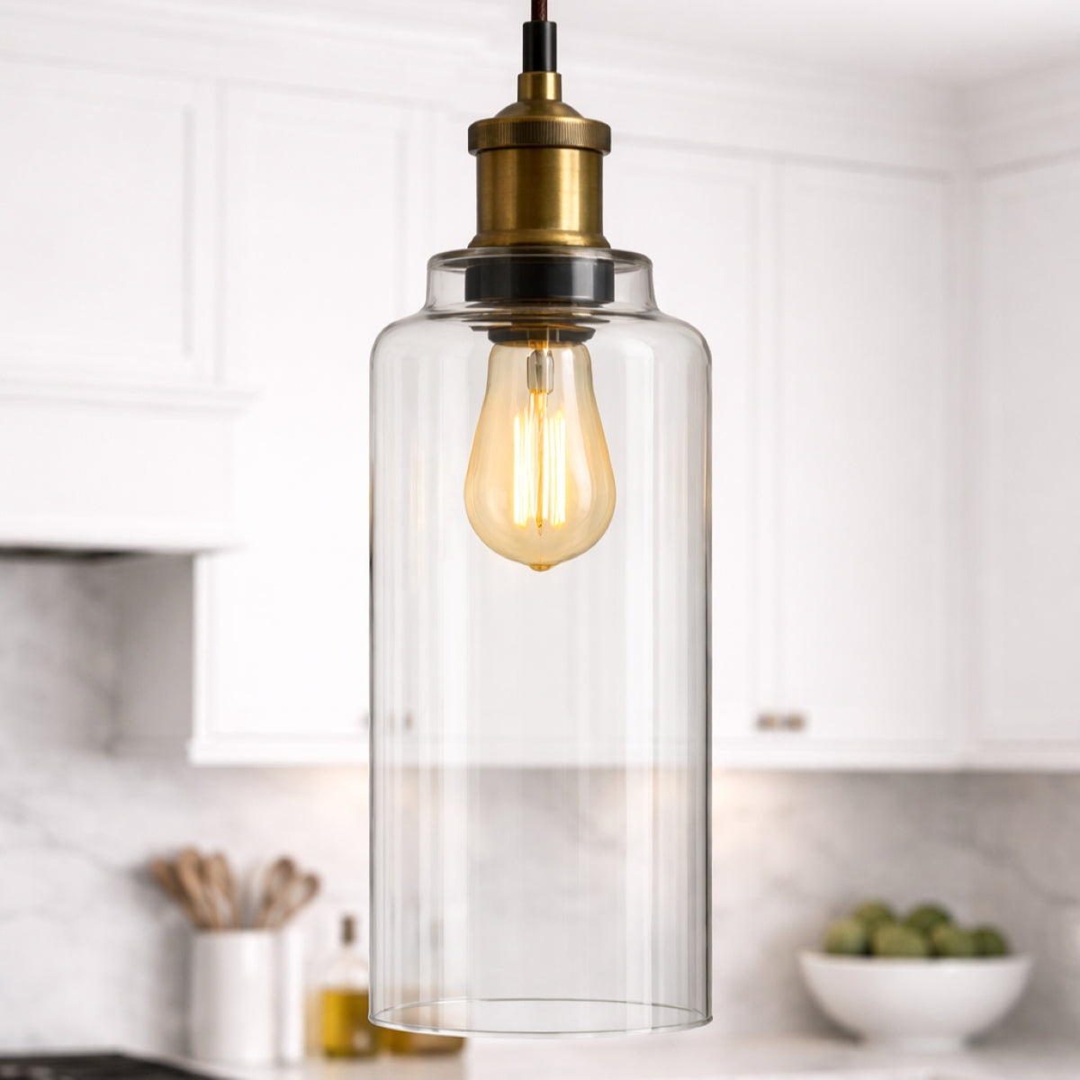 CGC MARGOT Clear Glass Cylinder Lampshade