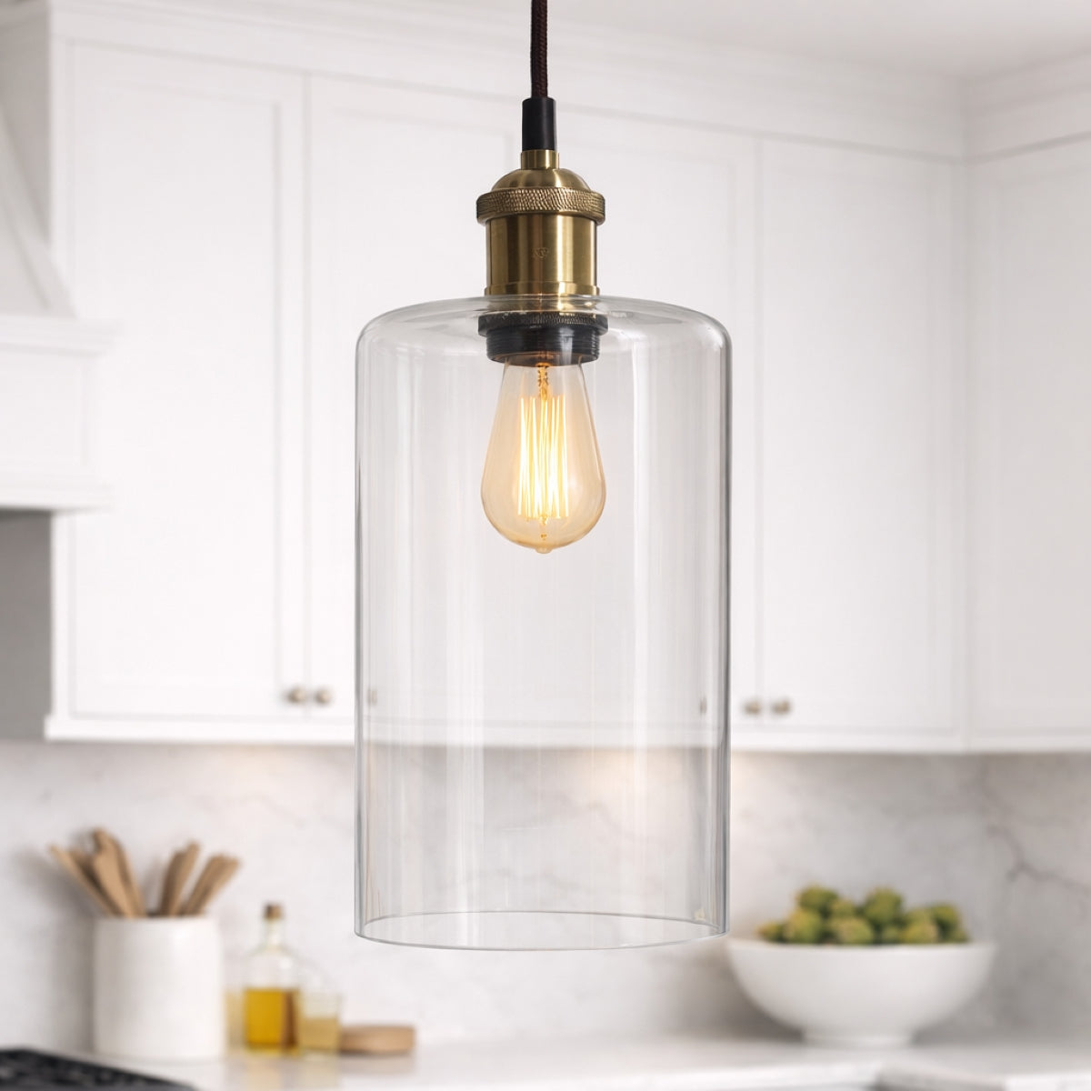 CGC MARINDA Clear Glass Cylinder Lampshade