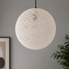 CGC CLARA Cream Large 40cm Round Globe Rattan Weave Lampshade