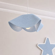 CGC Flora 64cm Baby Blue Floppy Fabric Lampshade