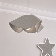 CGC Flora 64cm Grey Floppy Fabric Lampshade