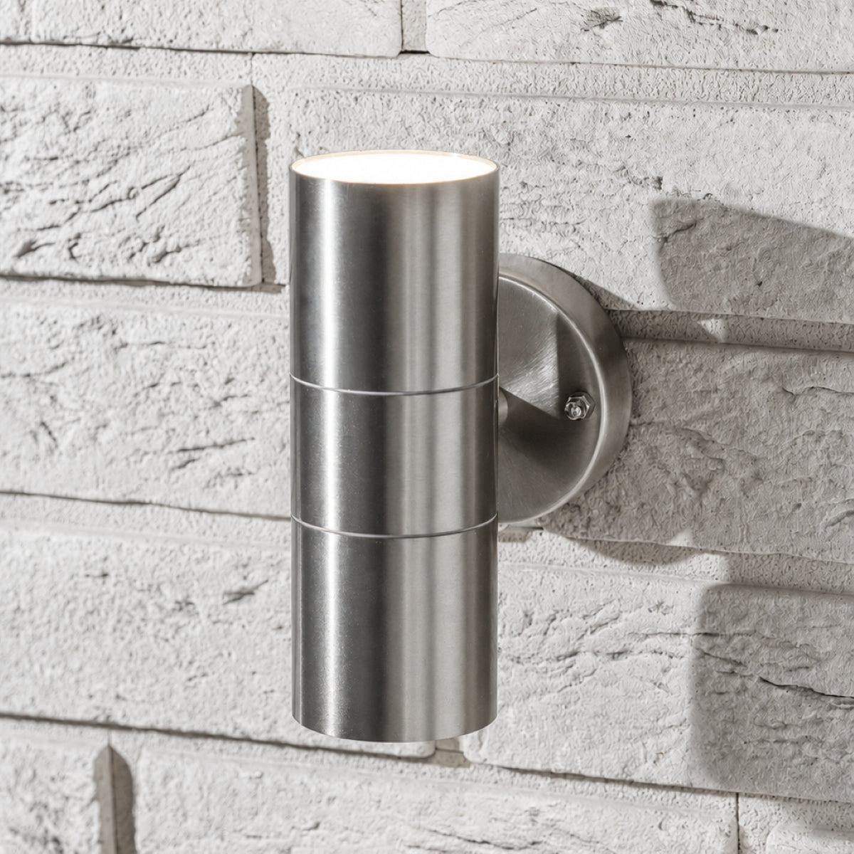 CGC ALESHA Stainless Steel Outdoor Up / Down Wall Light