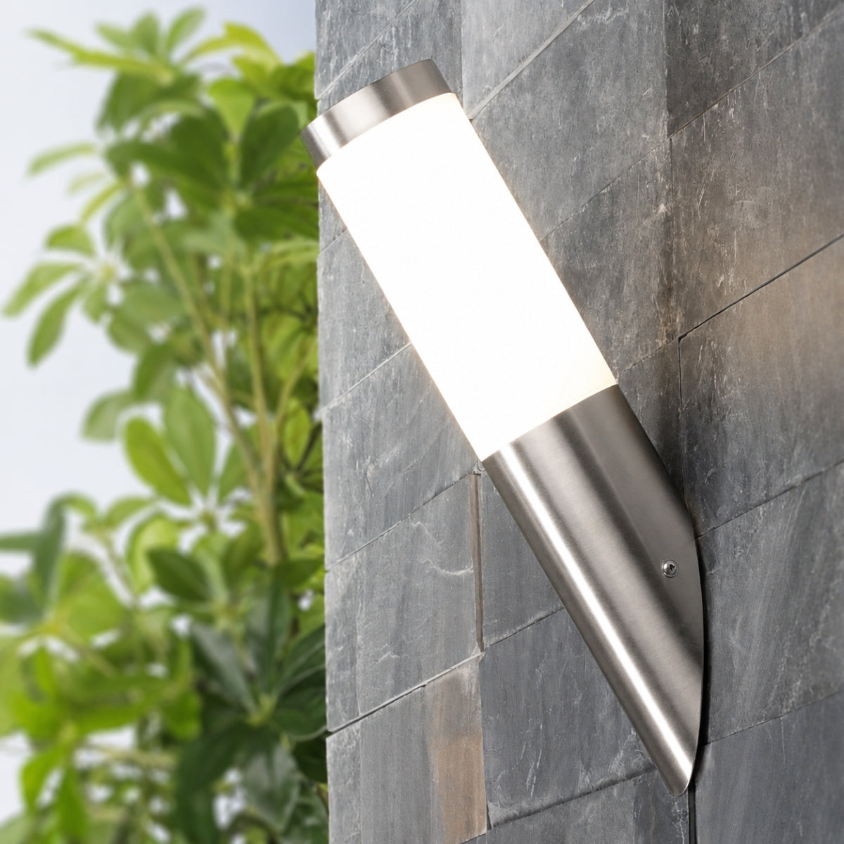 CGC ASTER Stainless Steel Outdoor Angled Wall Light